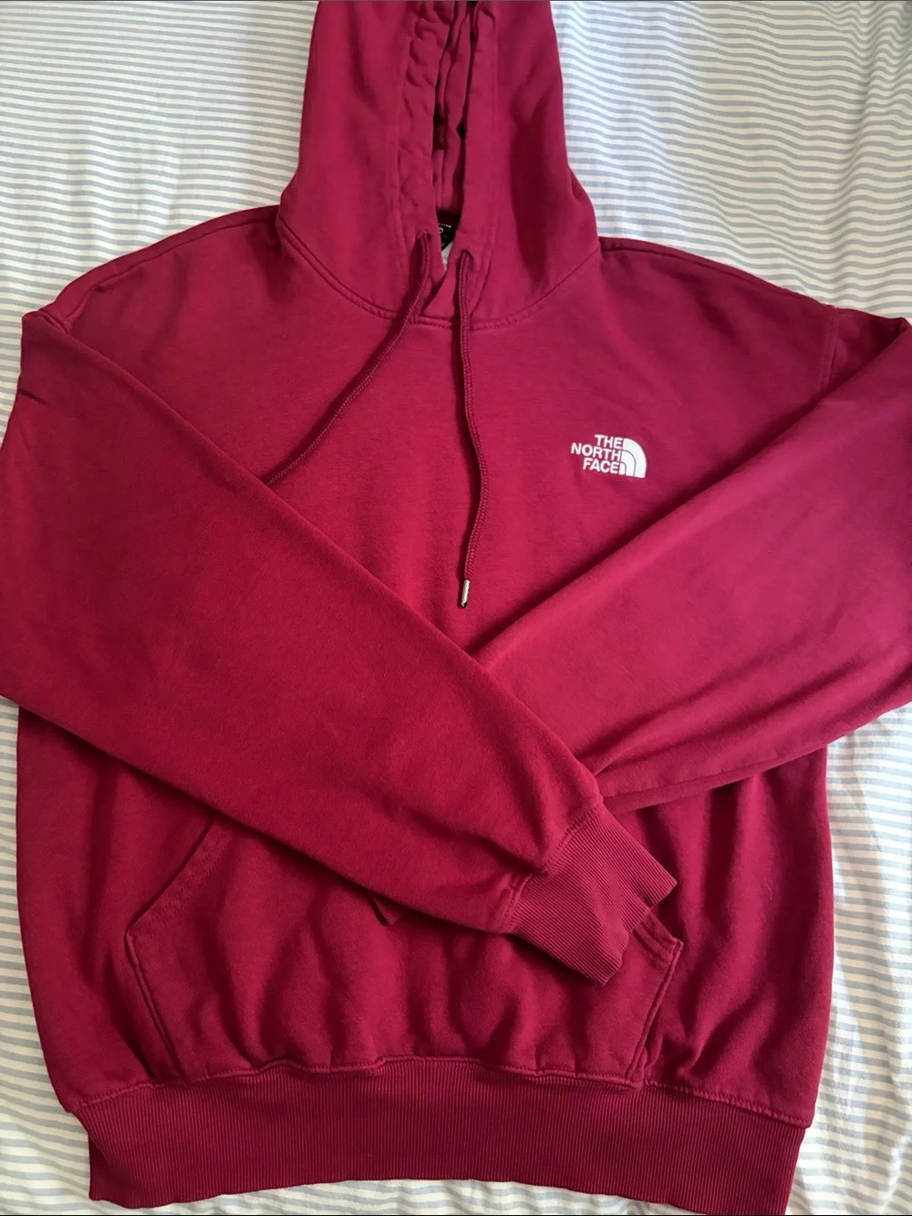 The North Face Men's Crewneck Hoodie - Berry